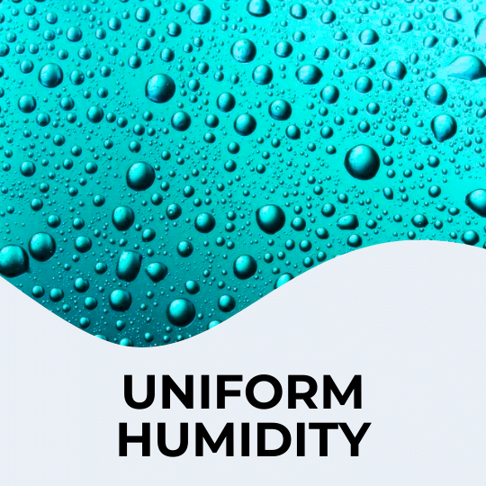 Whole house humidifiers Uniform humidity