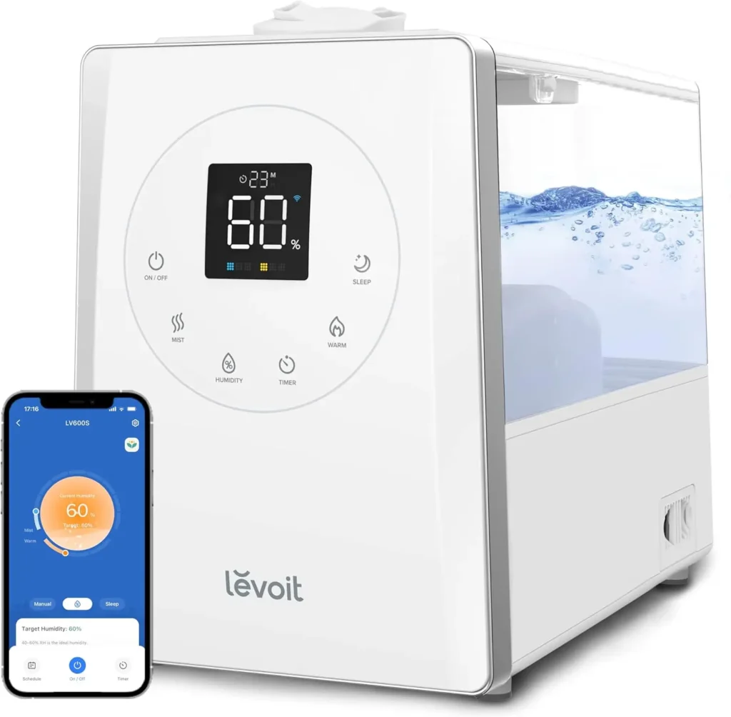 Levoit LV600s cool warm mist humidifier