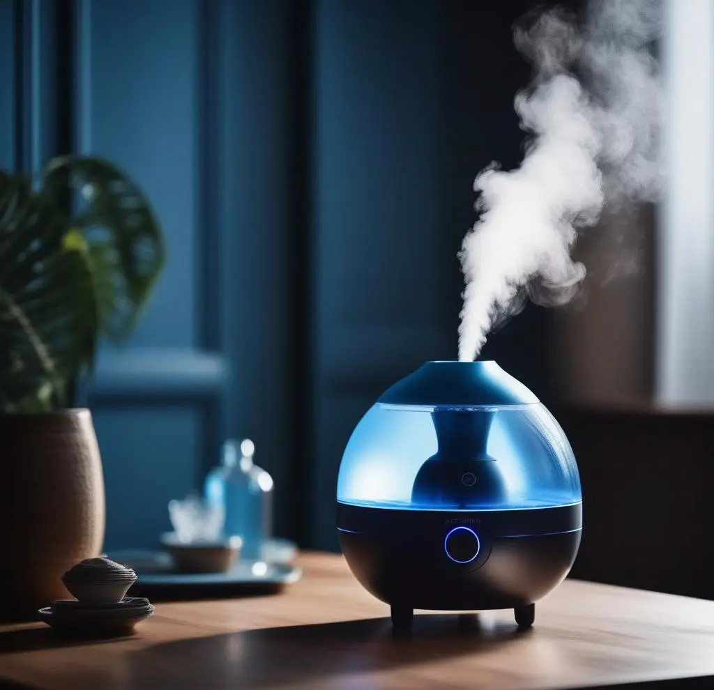 Warm mist humidifier